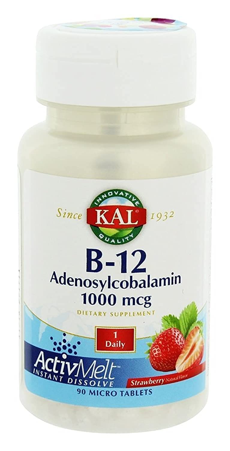 KAL B-12 Adenosylcobalamin 1000 mcg - 90 Micro Tablets