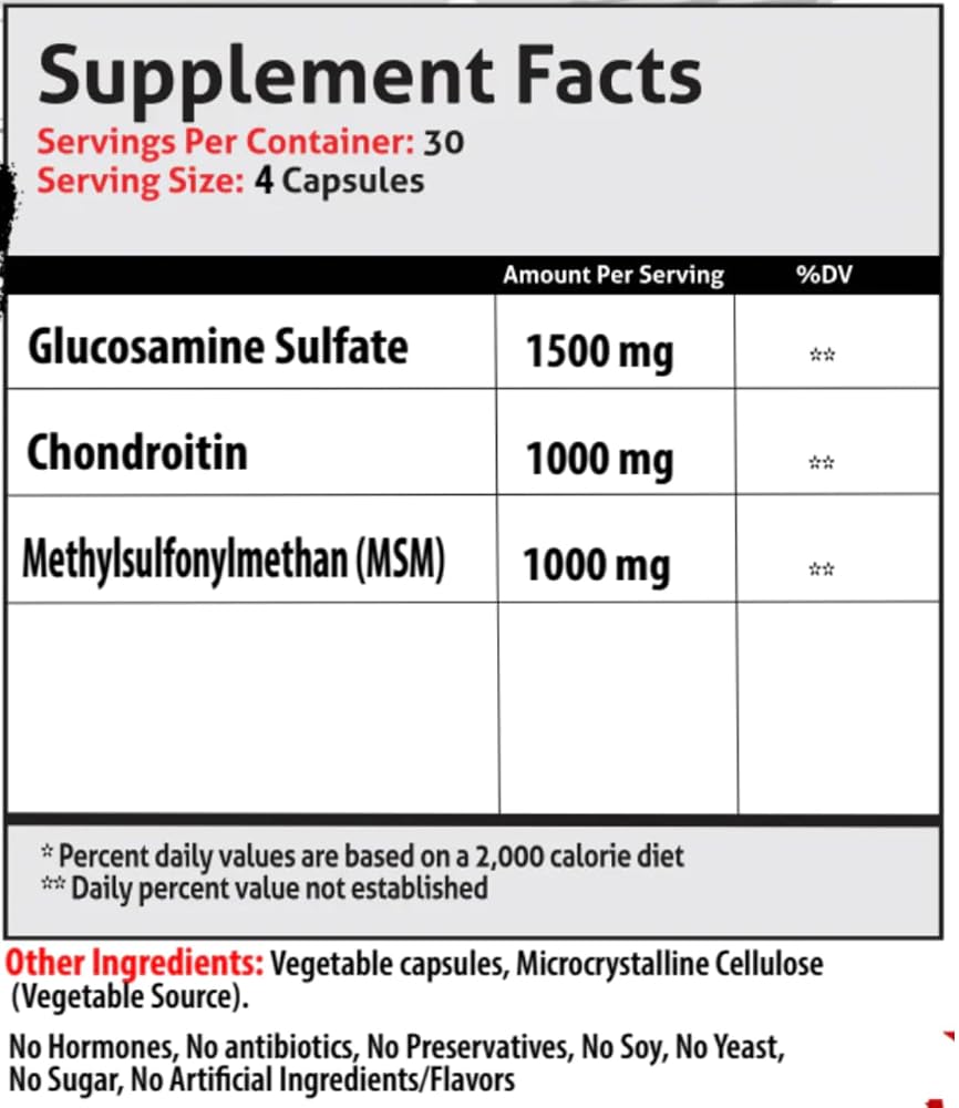 Frontline Formulations Joint Plus Glucosamine Chondroitin MSM - 90 Capsules - image 2