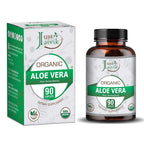 Just Jaivik Organic Aloe Vera Tablets 750 mg - 90 Tablets
