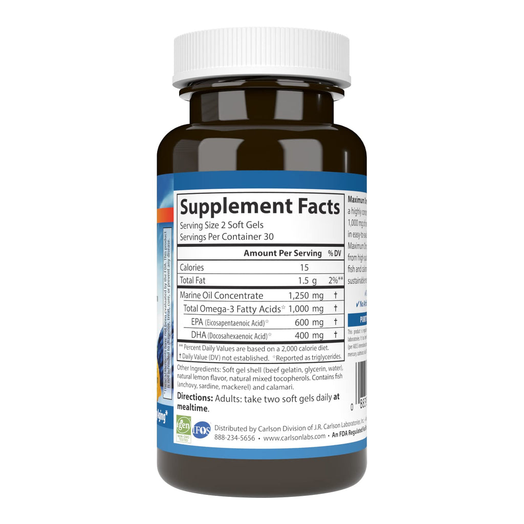 Carlson NUTRITIONAL_SUPPLEMENT