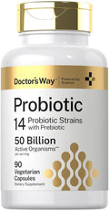 Doctor's Way Probiotic 50 Billion CFU 14 Strains - 90 Capsules