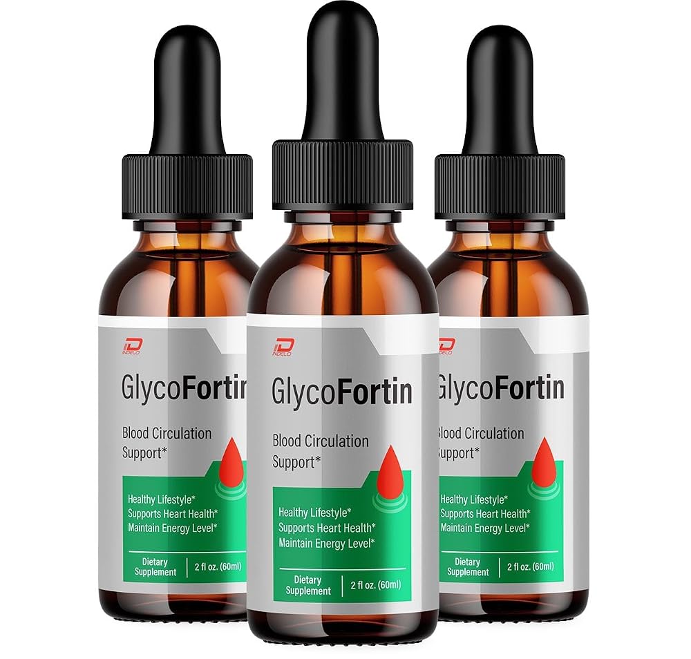 Indelo Glyco Fortin Drops Healthy Formula Supplement - 3 Pack