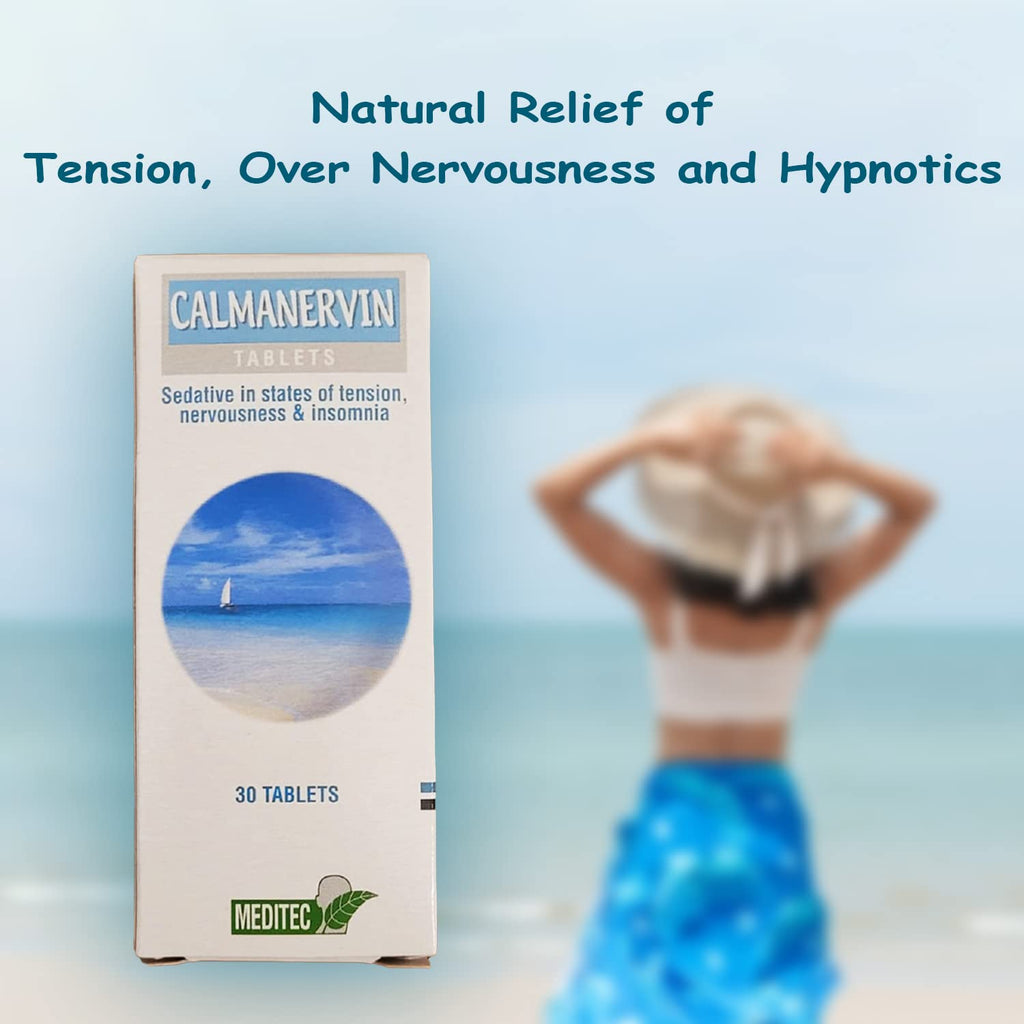 Generic Calmanervin Tablets with Valerian and Passiflora - 30 Tablets - image 4