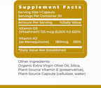 Premier Research Labs Vitamin D3 + K2 - 30 Capsules - image 5