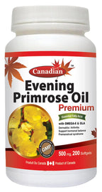 Nutridom Evening Primrose Oil Omega-6 & GLA 500mg - 200 Softgels