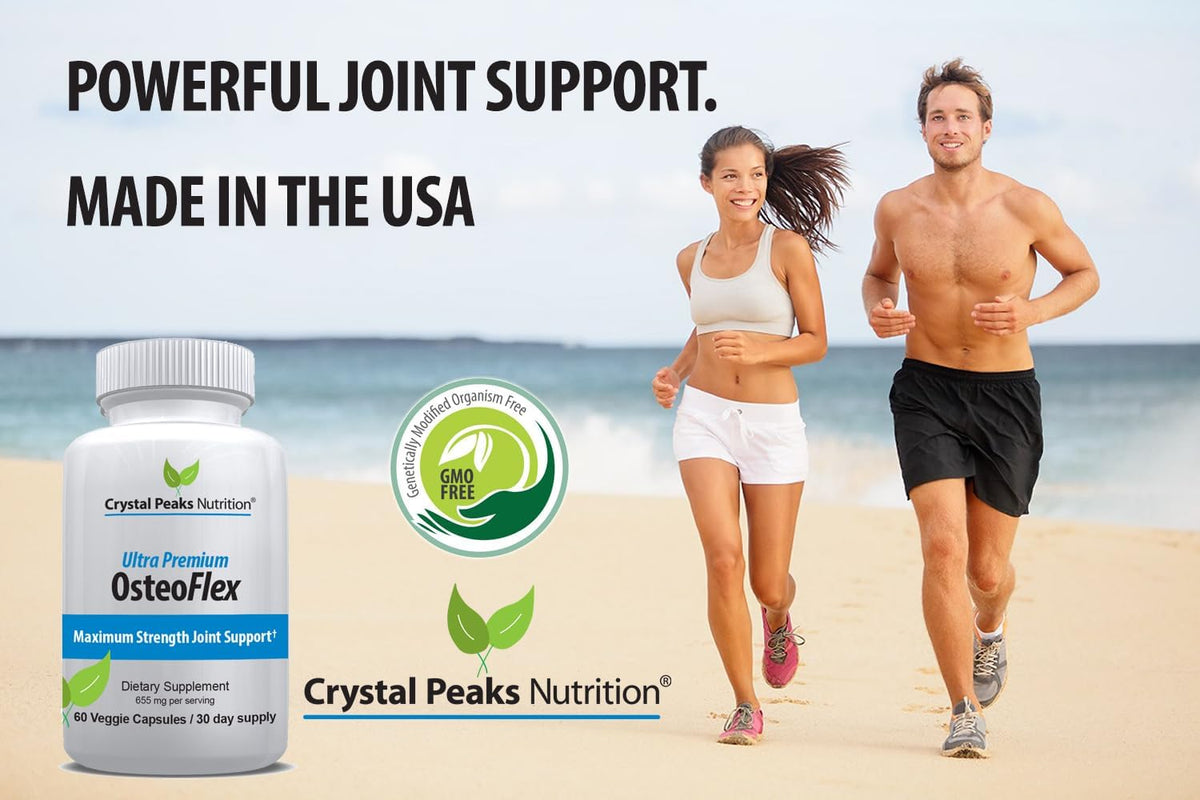 Crystal Peaks Nutrition Organic Curcuminoids Osteoflex Turmeric - 60 Capsules - image 2
