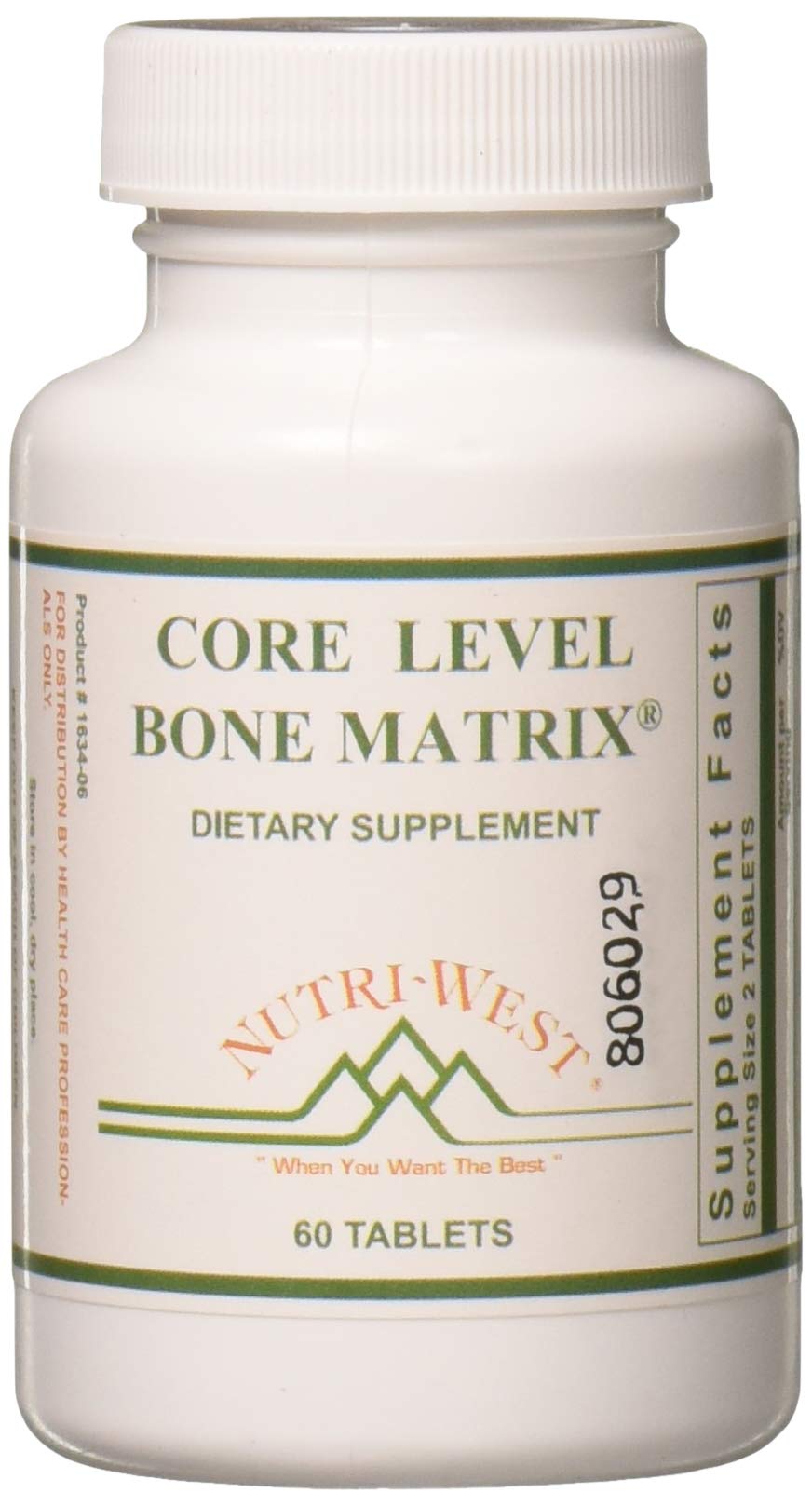 Nutri-West Core Level Bone Matrix - 60 Tablets