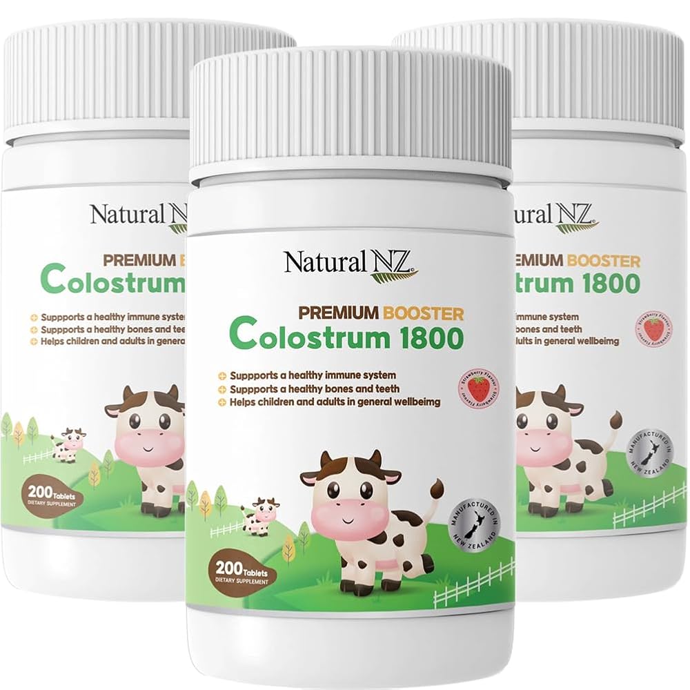Natural NZ Premium Booster Colostrum 1800 200 Tablets