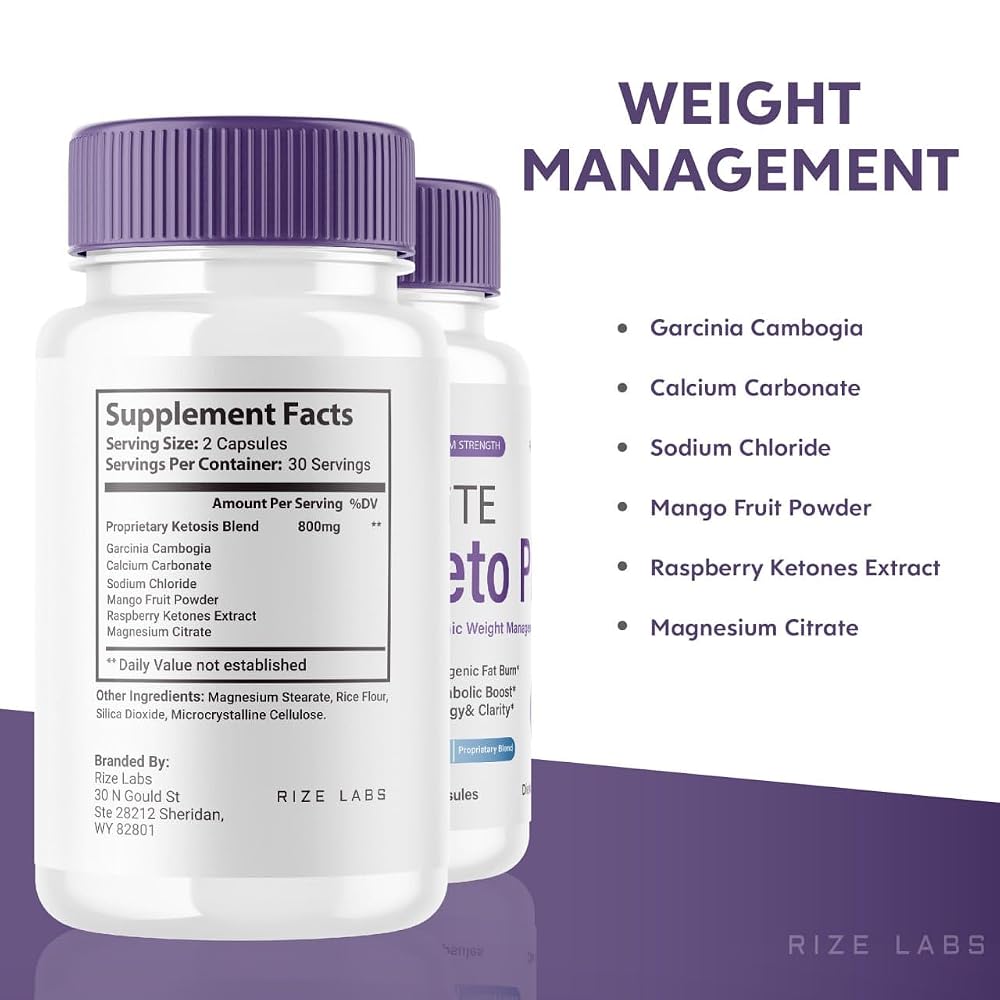 rize labs Elite Keto Plus Weight Loss Support - 60 Capsules - image 9
