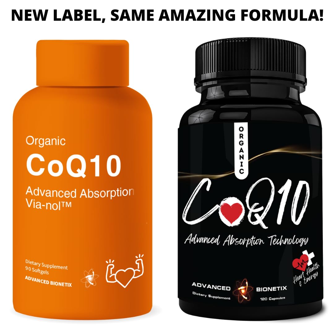Advanced Bionetix CoQ10 200mg with Black Pepper Extract - 90 Softgels - image 5