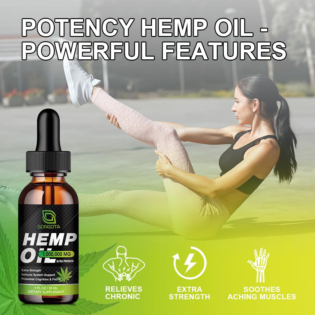 GONGOTA High Potency Hemp Oil - 1