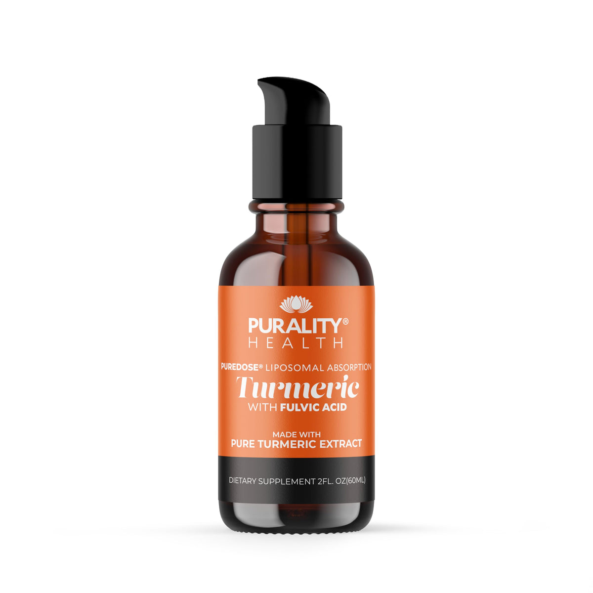 PURALITY HEALTH Liposomal Liquid Turmeric for Joint Health - 2 Fl Oz