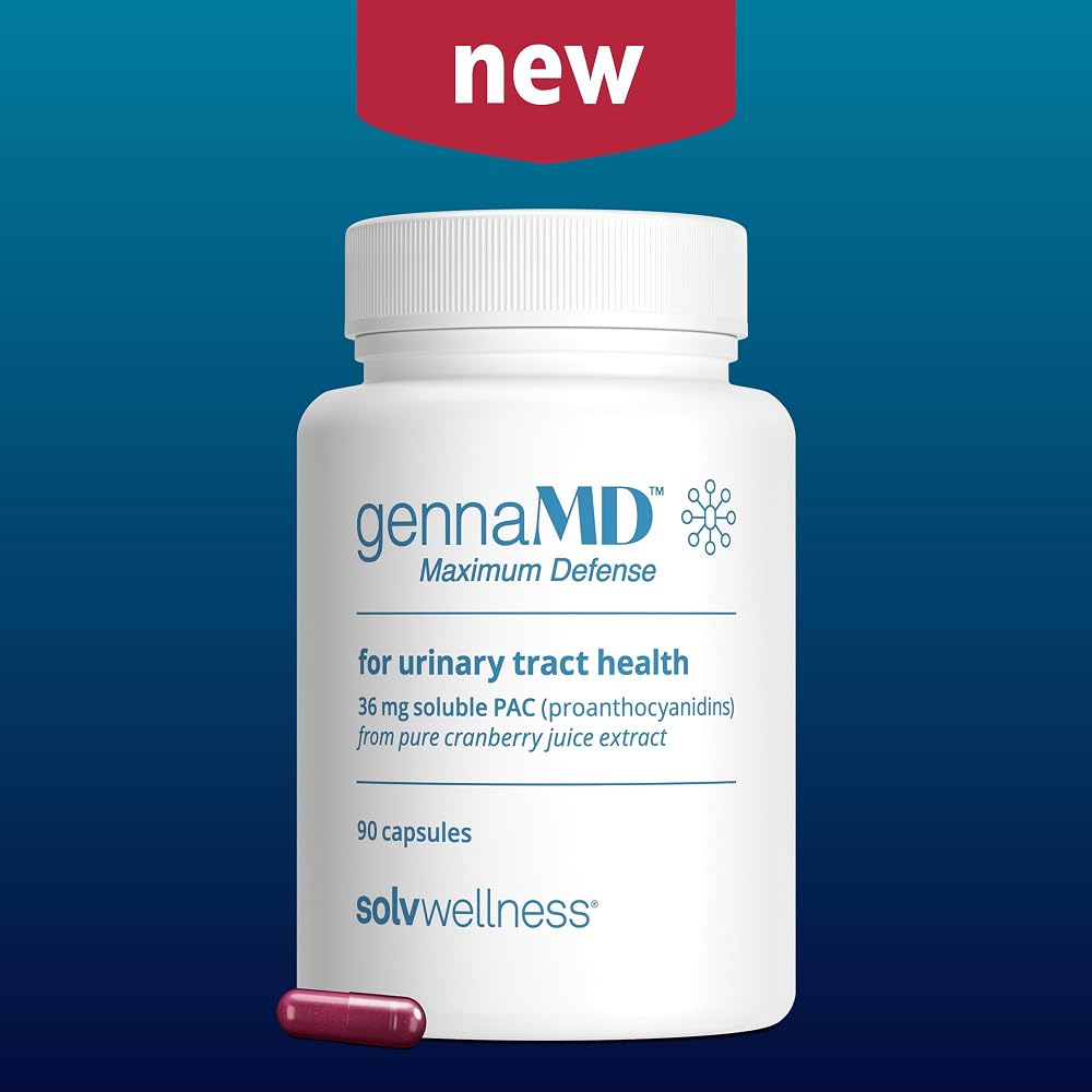 Solv Wellness GennaMD Maximum Strength Cranberry Supplement, 36 mg PAC