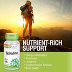 SOLARAY Spirulina Algae 410 mg Supplement - 100 Vegetarian Capsules - image 4