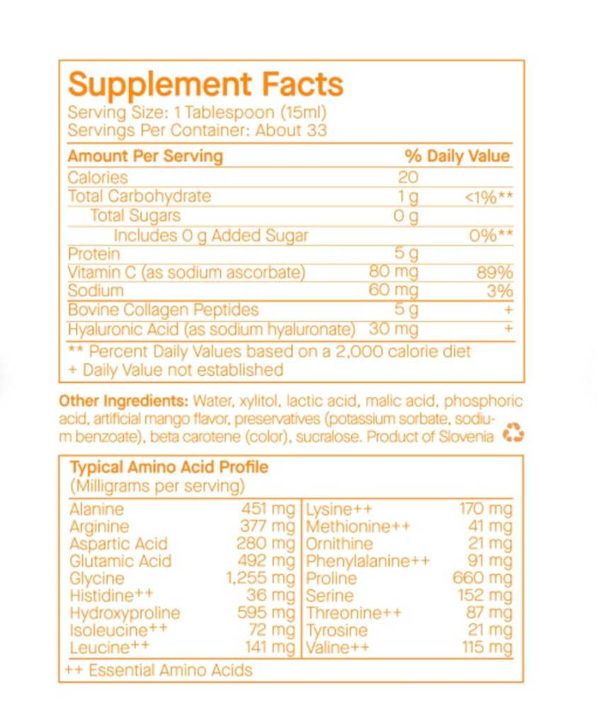 SpoiledChild Collagen Peptides Liquid with Vitamin C & Hyaluronic Acid - 400 ml - image 3