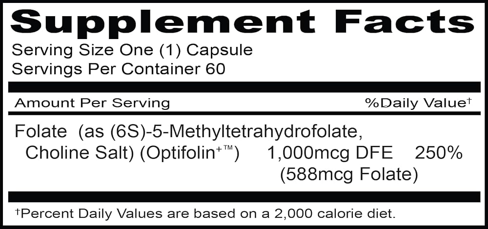 Priority One Priority Folate 5MTHF - 30 Capsules - image 3