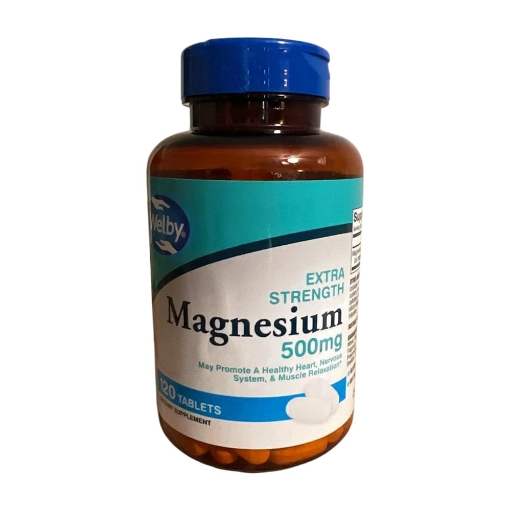 Generic Extra Strength Magnesium 500mg - 120 Tablets