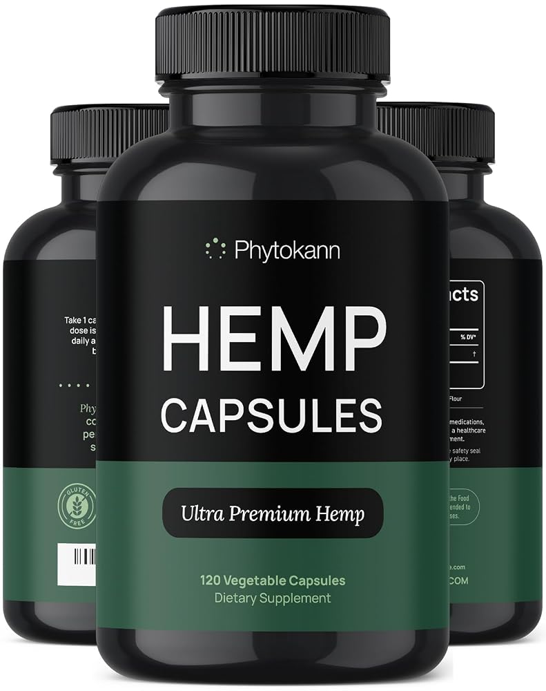 Phytokann Hemp Oil Capsules Omega 3-6-9 - 120 Capsules