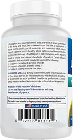 Best Naturals L-Tryptophan 500 mg - 360 Capsules - image 7