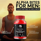 Indelo Alpha Bites for Men Gummies Muscle Growth - 120 Gummies - image 4