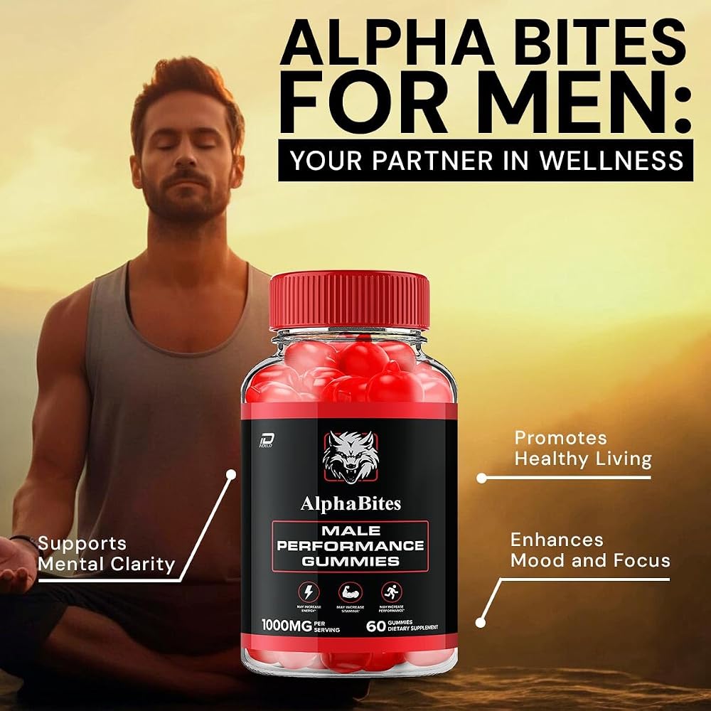 Indelo Alpha Bites for Men Gummies Muscle Growth - 180 Gummies - image 4