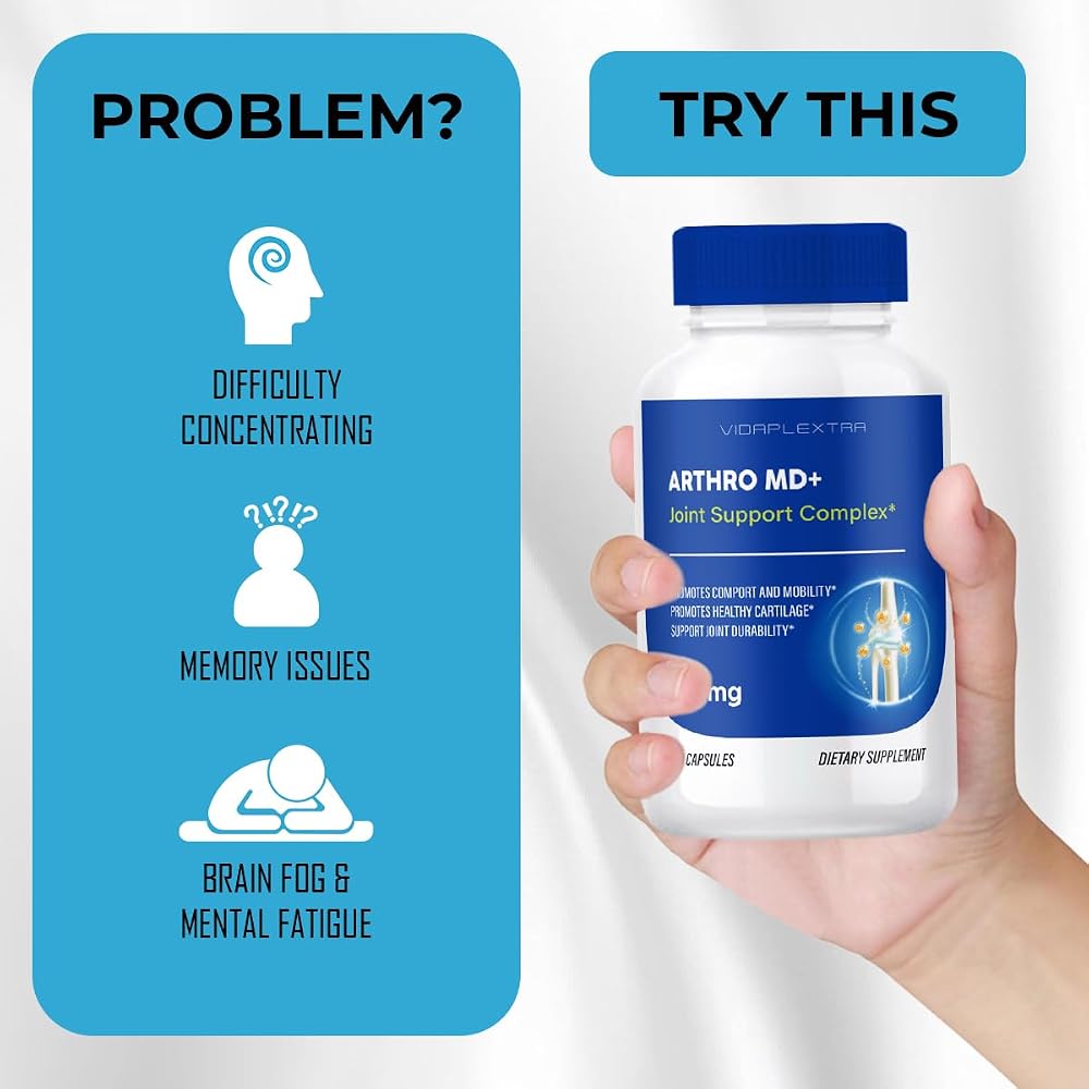 VIDAPLEXTRA Arthro MD Complex Capsules - 60 Capsules - image 3
