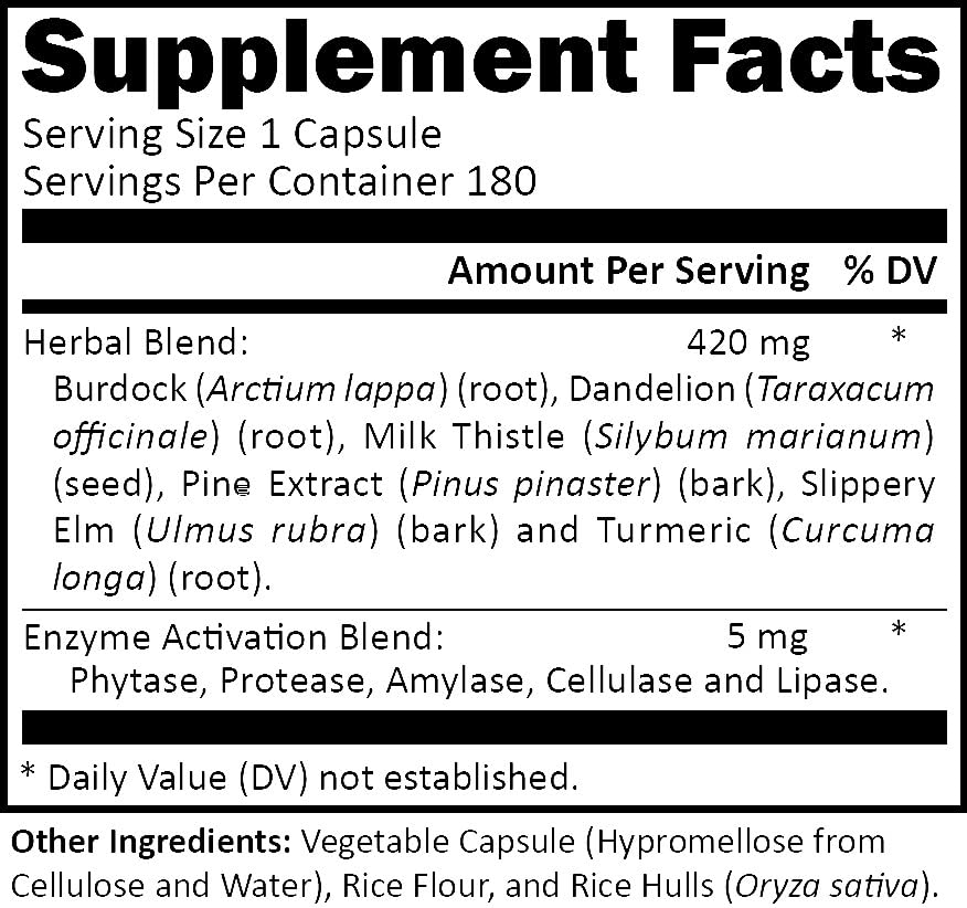 R-Garden Liver Gallbladder System - 180 Capsules - image 2