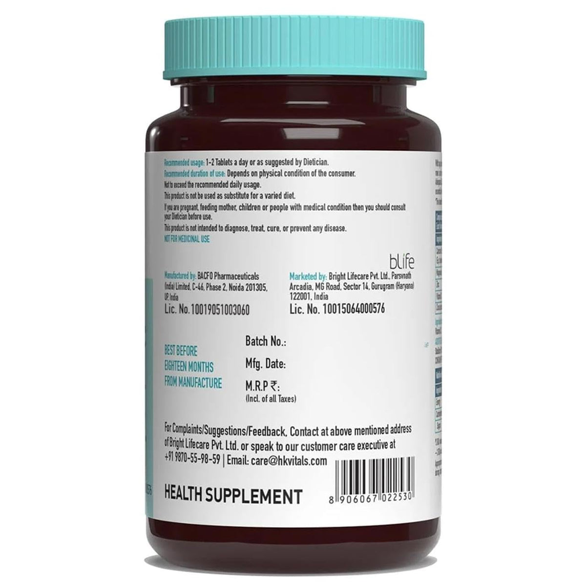 Organic Touch Calcium Magnesium & Zinc with Vitamin D3 - 240 Tablets - image 2