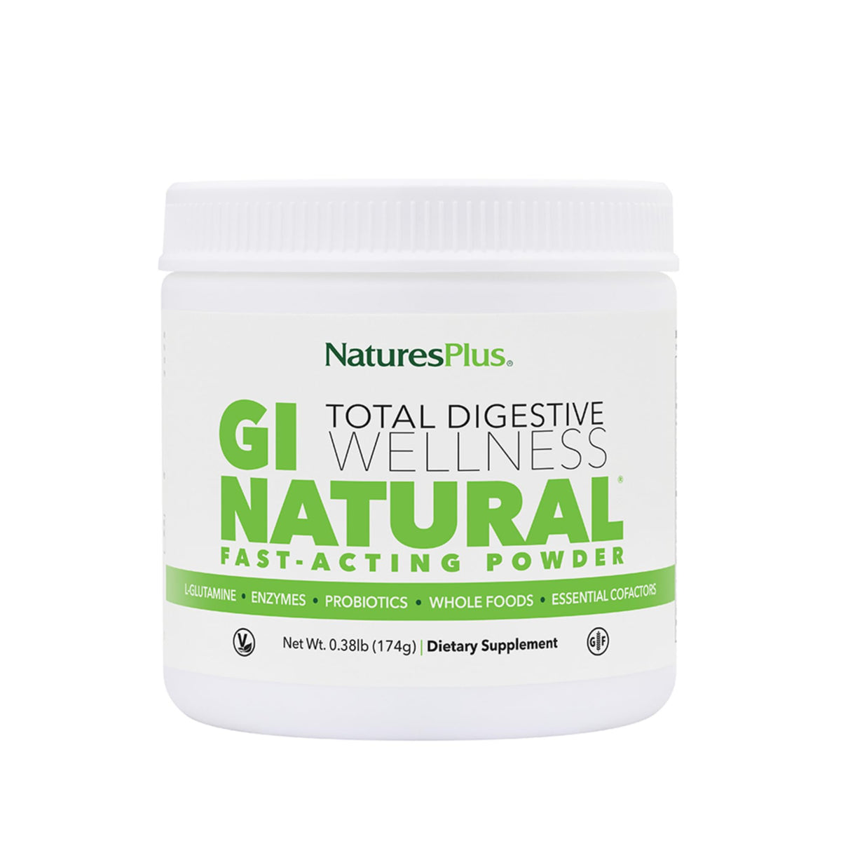 Nature's Plus GI Natural Total Digestive Wellness Powder - 30 Servings