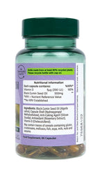 Generic Black Seed Oil with Vitamin D Capsules - 60 Count - image 2