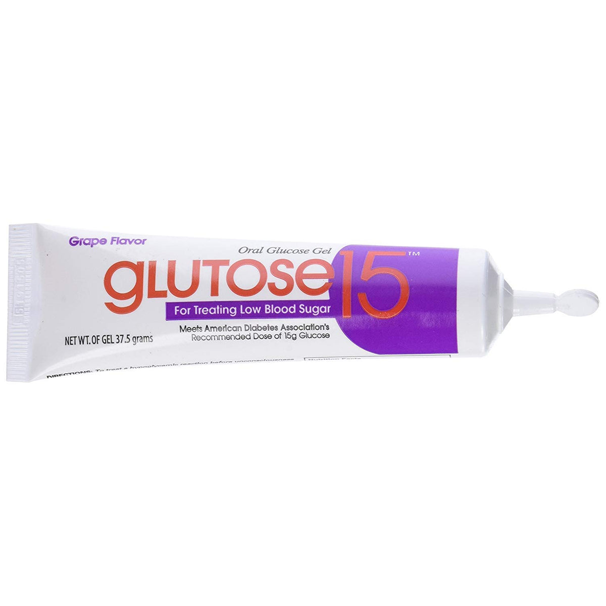 Glutose Oral Glucose Gel Grape Flavor - 6 Tubes