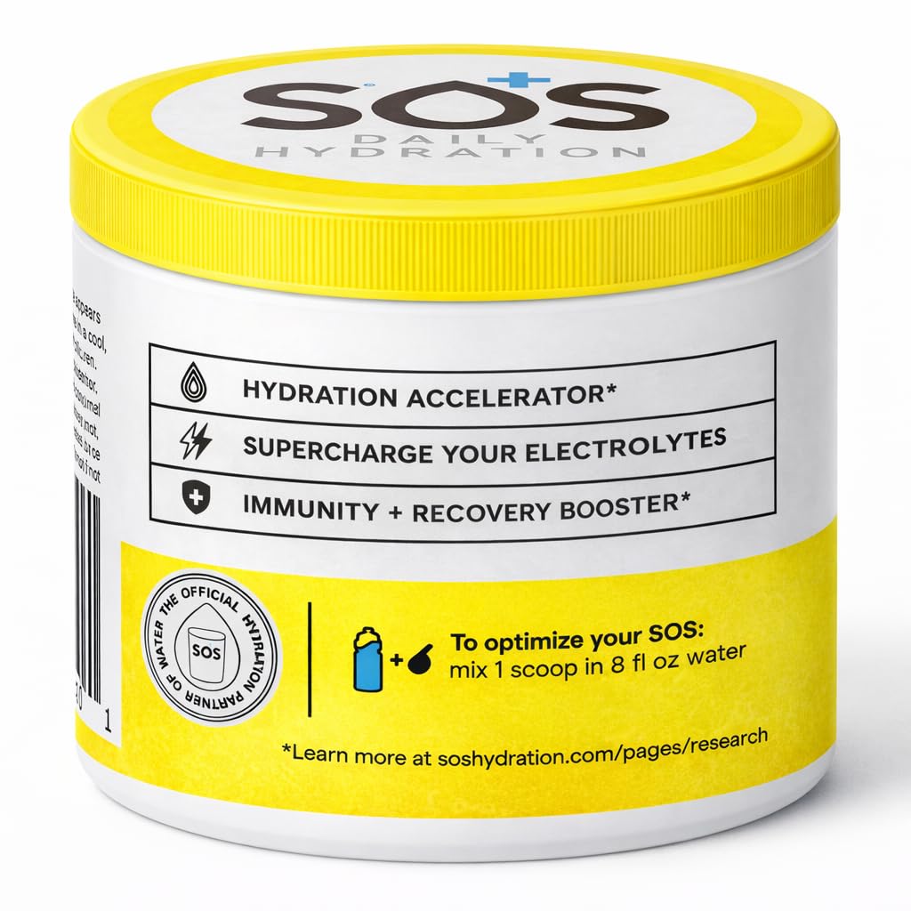 SOS Hydration Electrolyte Powder Drink Mix