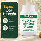 Stakich Royal Jelly Bee Pollen Propolis 500 mg - 90 Capsules - image 6