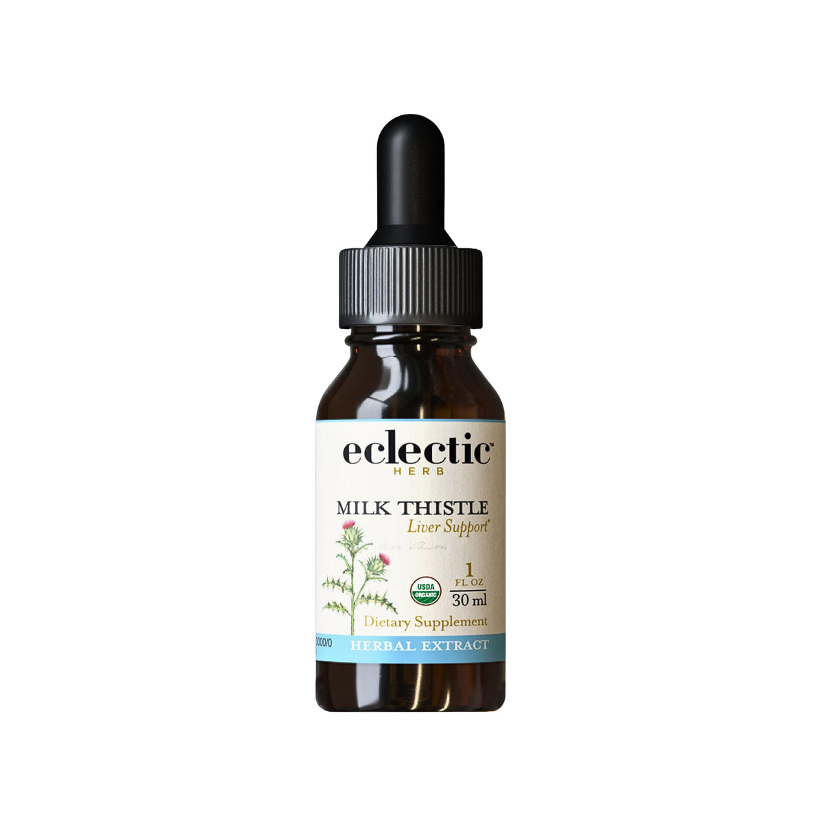 Eclectic Institute Organic Milk Thistle Liquid Extract - 1 fl oz