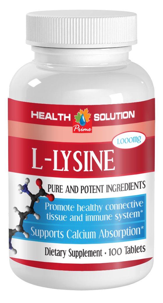 Health Solution Prime L-Lysine Calcium Absorption Support - 100 Tablets