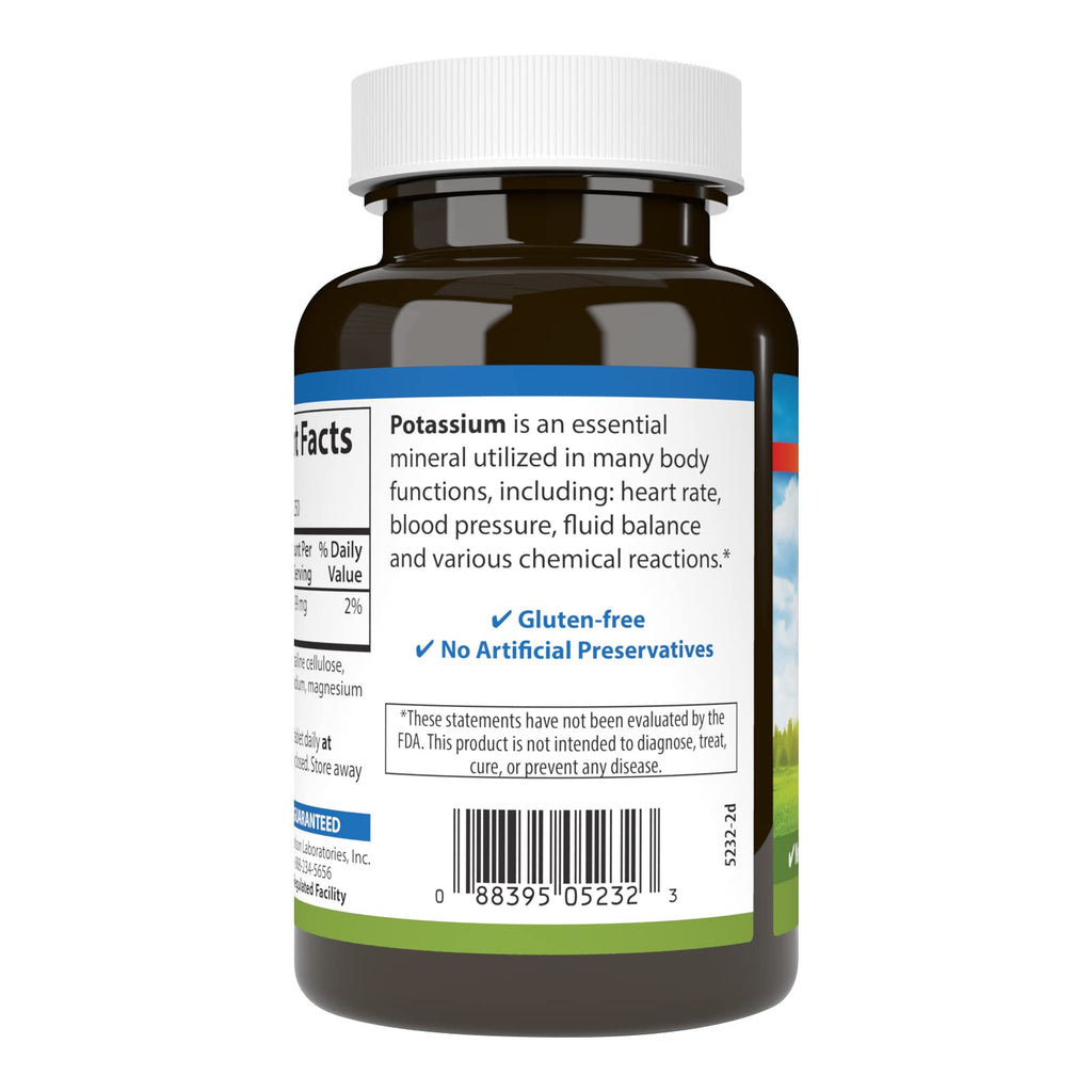 Carlson Potassium 99 mg Nerve Health - 250 Tablets - image 3