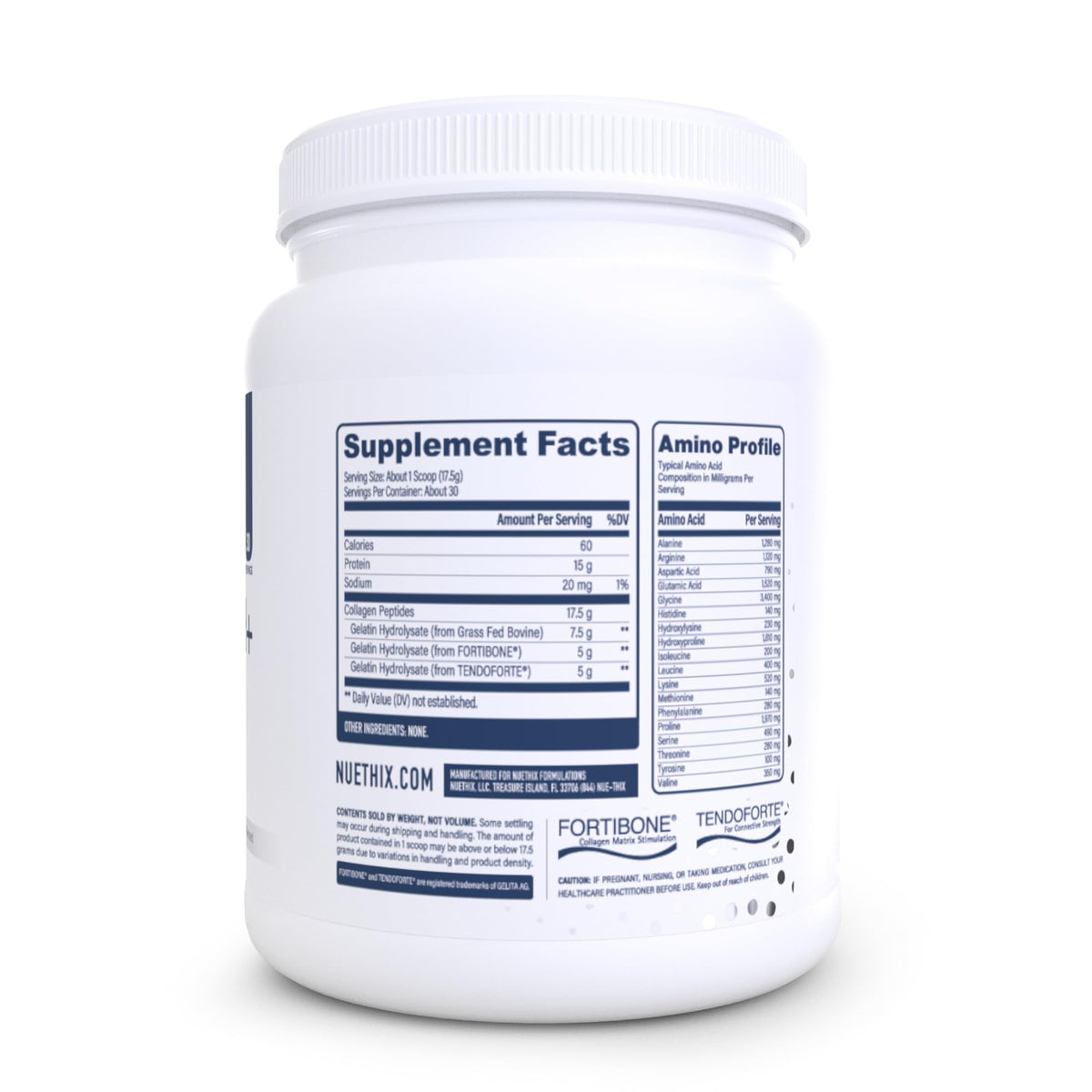 NuEthix Formulations Nu-Youth Collagen Peptides Powder - 30 Servings - image 3