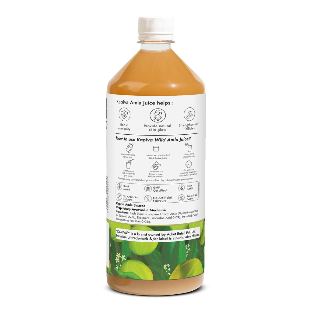 Kapiva Wild Amla and Aloe Vera Juice Combo - 2 x 1L - image 9