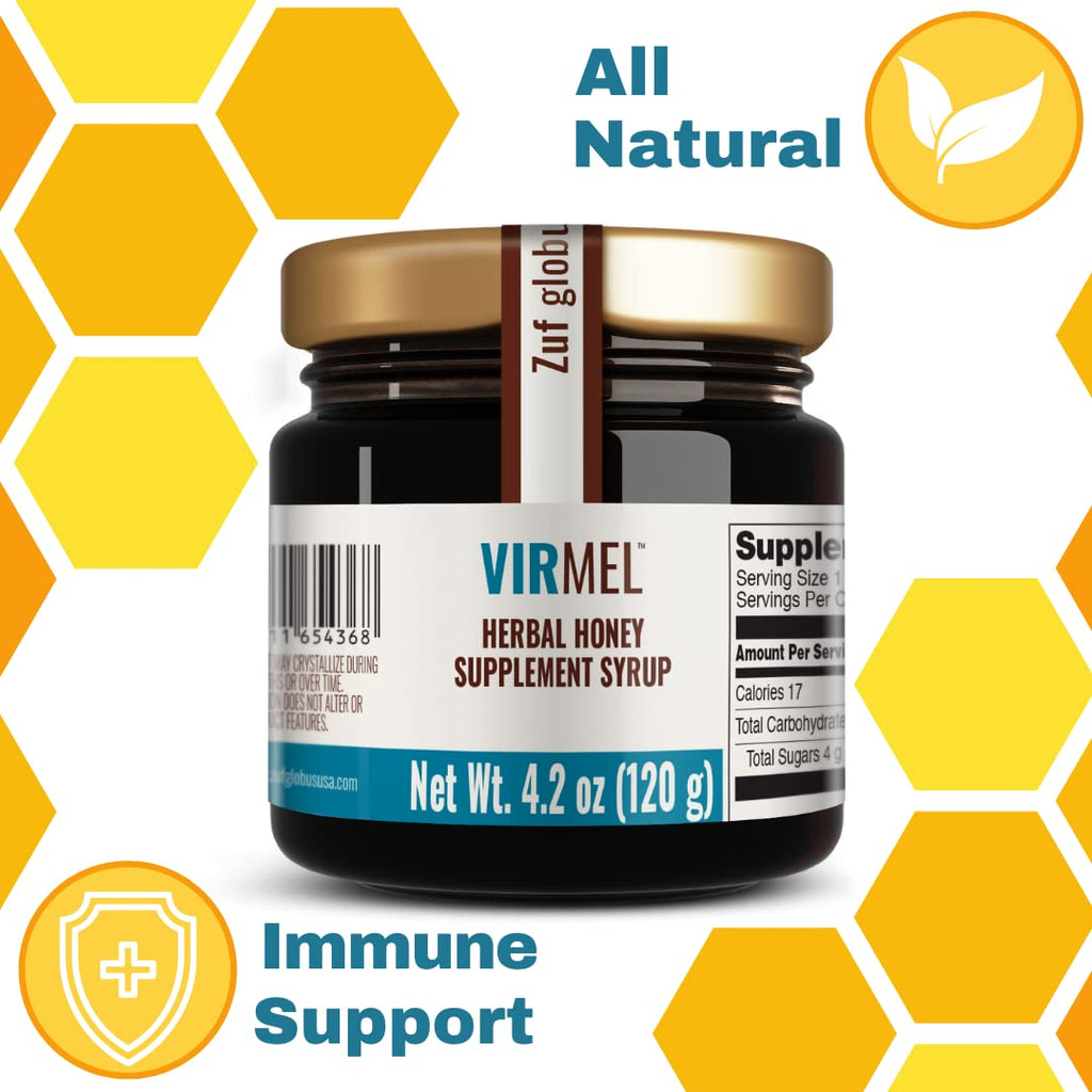 LIFEMEL Zuf Globus VirMEL Immune Support Honey - 4.2 Fl Oz - image 2