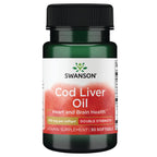 Swanson Cod Liver Oil Double-Strength - 30 Softgels