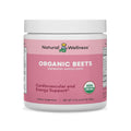 Natural Wellness Fermented Organic Beets Powder for Energy - 30 Servings