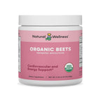 Natural Wellness Fermented Organic Beets Powder for Energy - 30 Servings