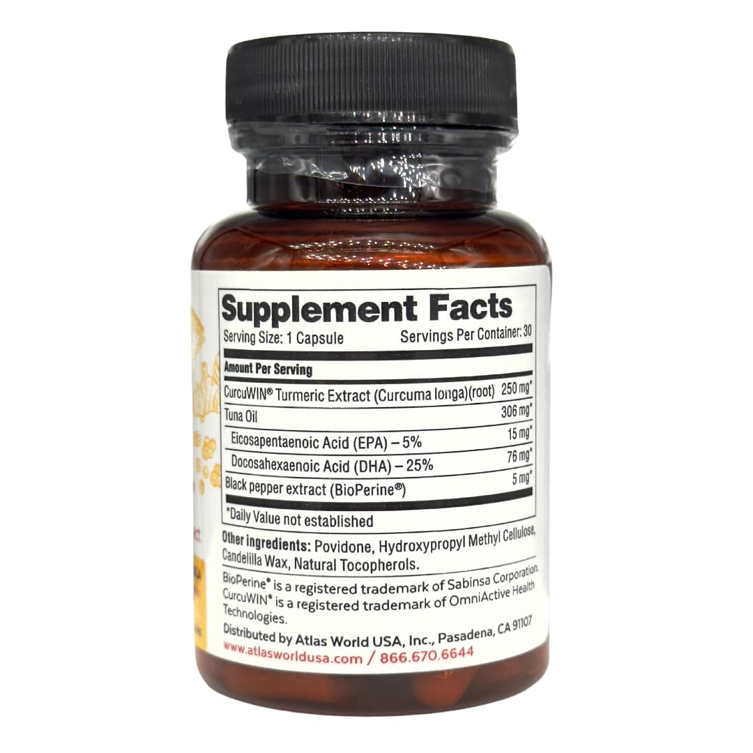 Superfood Science Vitality Rescue Omega-3 with Turmeric Curcumin - 30 Capsules - image 8