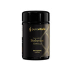 PUROVITALIS Dihydroberberine 200mg with Vitamin K2 & E - 30 Vegan Capsules
