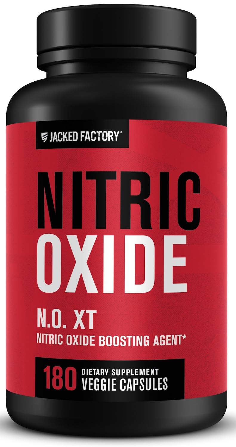 Jacked Factory N.O. XT Nitric Oxide Booster - 180 Capsules