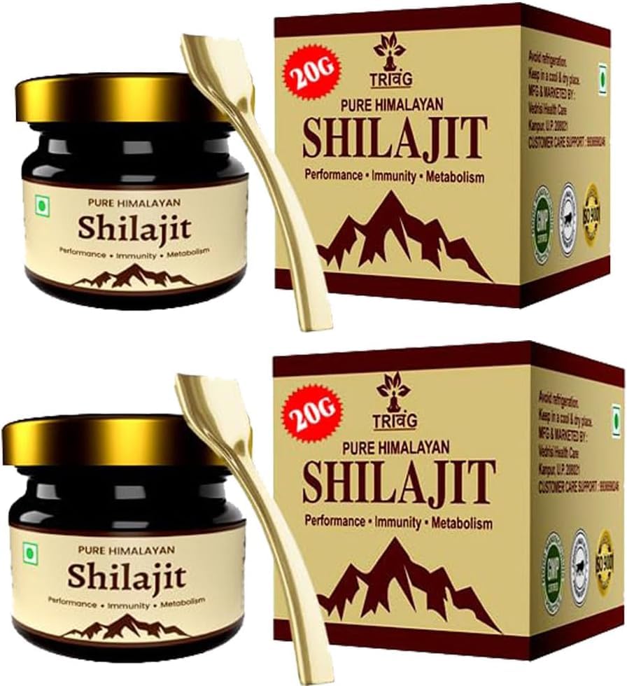 MAGICHOOD Natural Shilajit Resin for Energy & Focus - Pack of 2