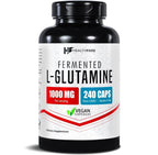Healthfare L-Glutamine 1000mg Amino Acid - 240 Vegan Capsules