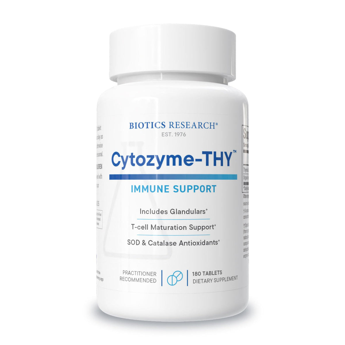 BIOTICS RESEARCH Cytozyme Thy Thymus Concentrate 125mg - 180 Tablets