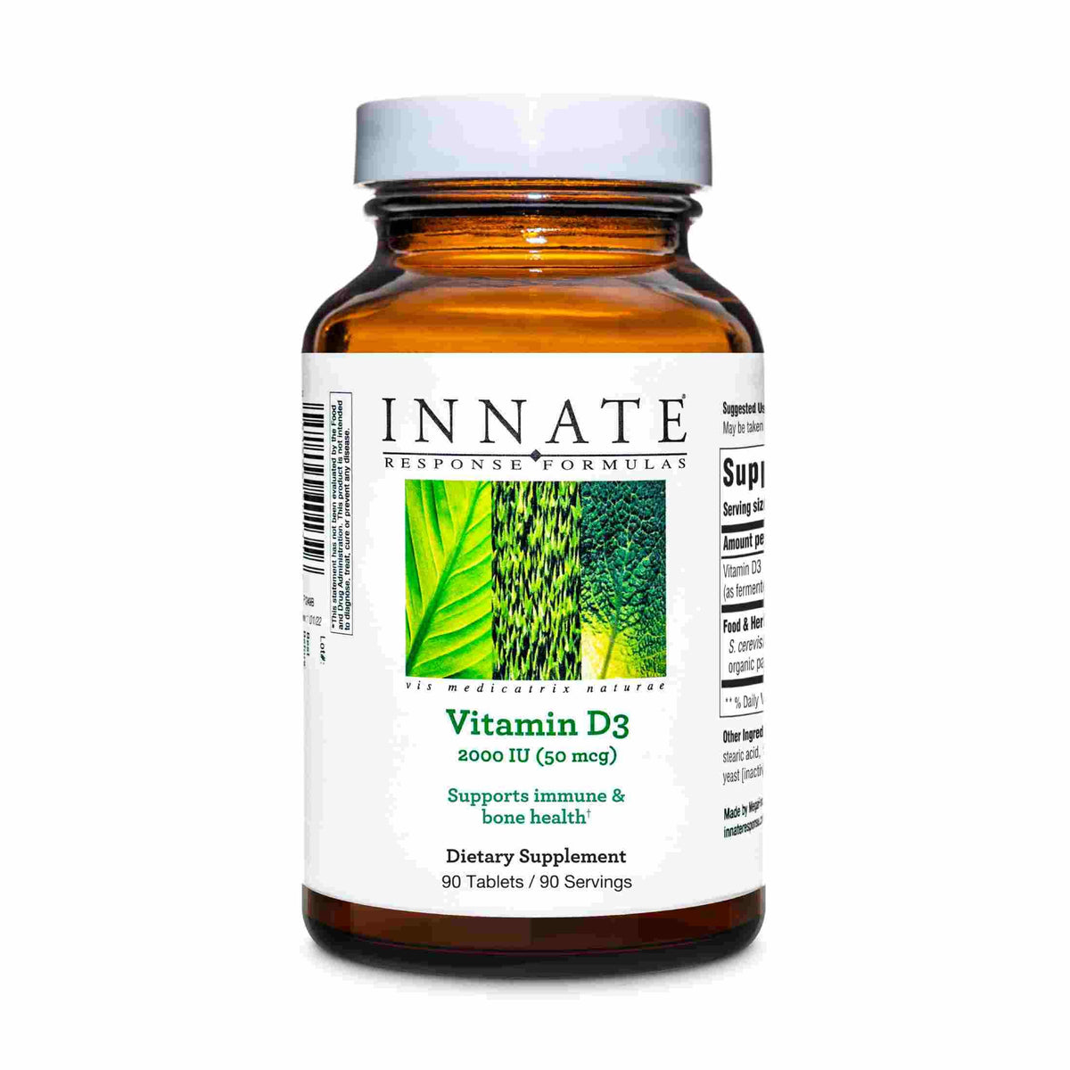 Innate Response Formulas Vitamin D3 2000 IU Bone Health - 90 Tablets