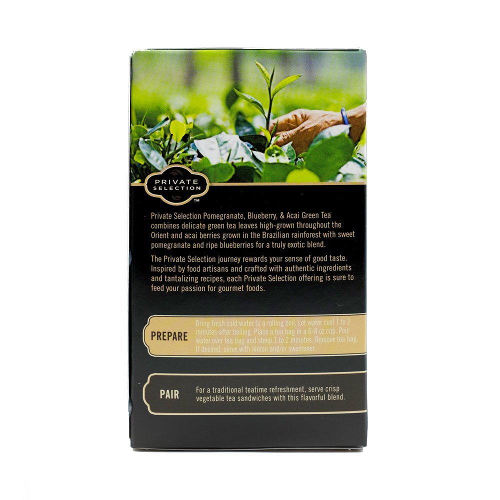 Private Selection Pomegranate, Blueberry & Acai Green Tea - 60 Teabags - image 3
